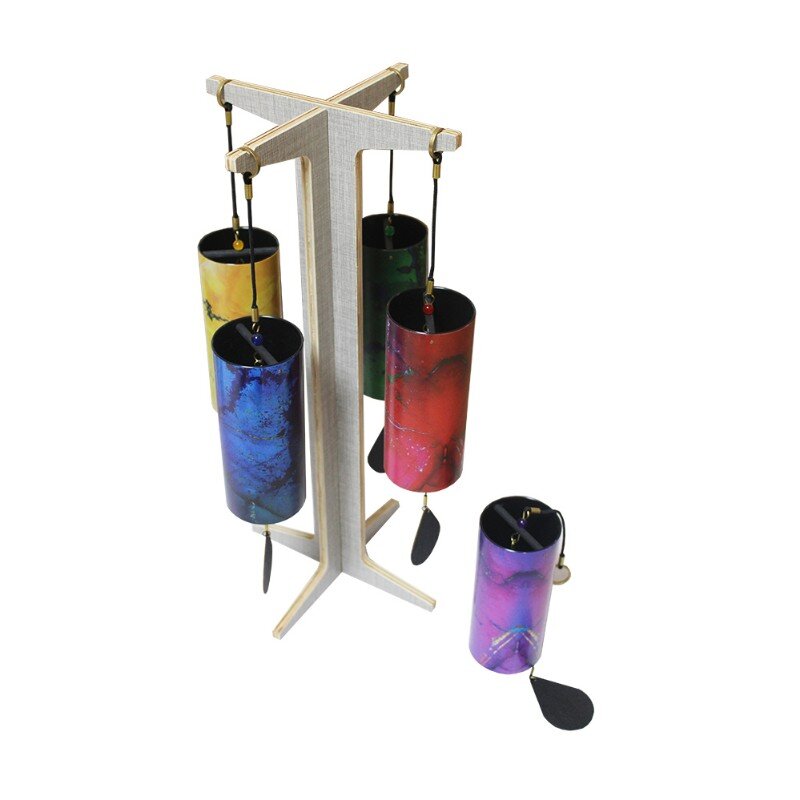 Musical Instrument Chimes - Zil Standı, Tek Parça, Ahşap Malzeme,