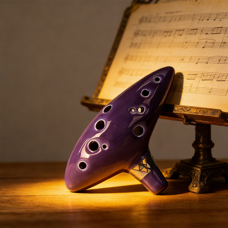 Song With Musical Instrument - Sıcak ﻿ Ocarina Seramik 12 Tonlu