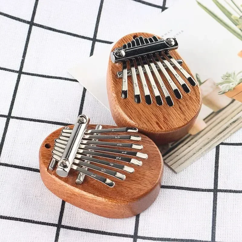 Musical Instrument Dulcimer - 1 Adet Ahşap Mini Başparmak Piyano