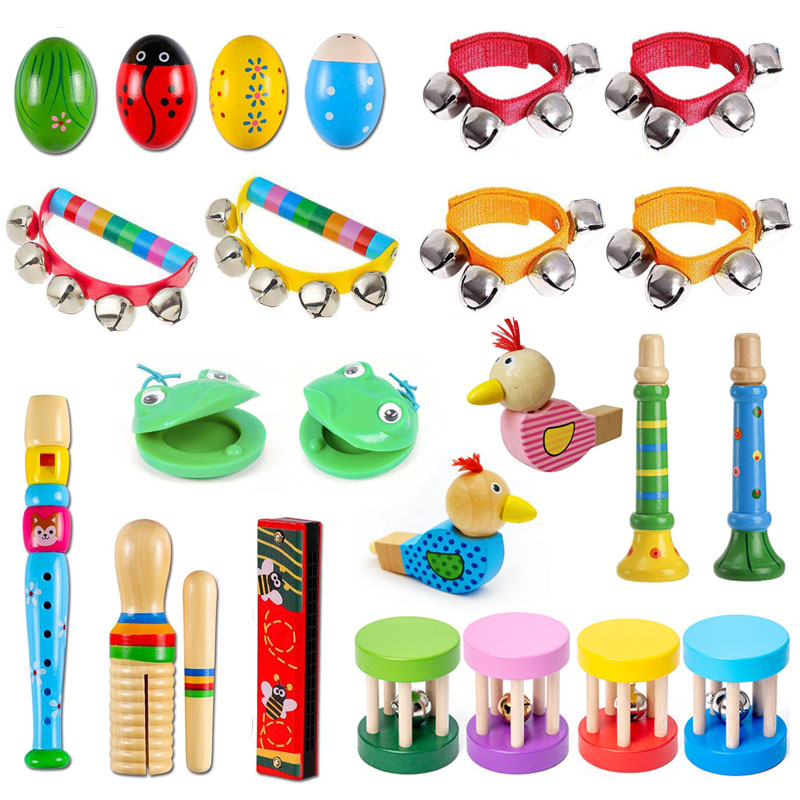Musical Instrument Chimes - Çocuklar için Ahşap Müzik Aletleri Ritim