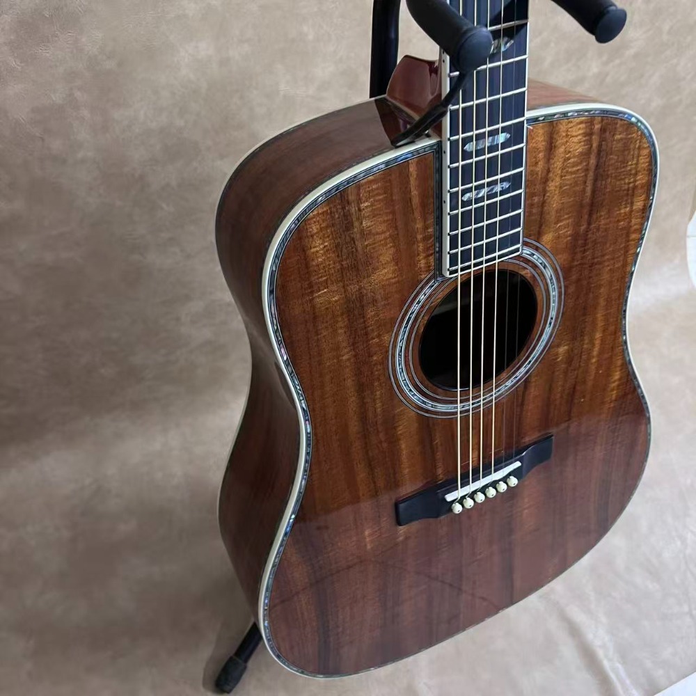 Kaplan Desenli Ceviz Kahvereng - Acoustic Guitar Dreadnought incelemesi ve fiyatı