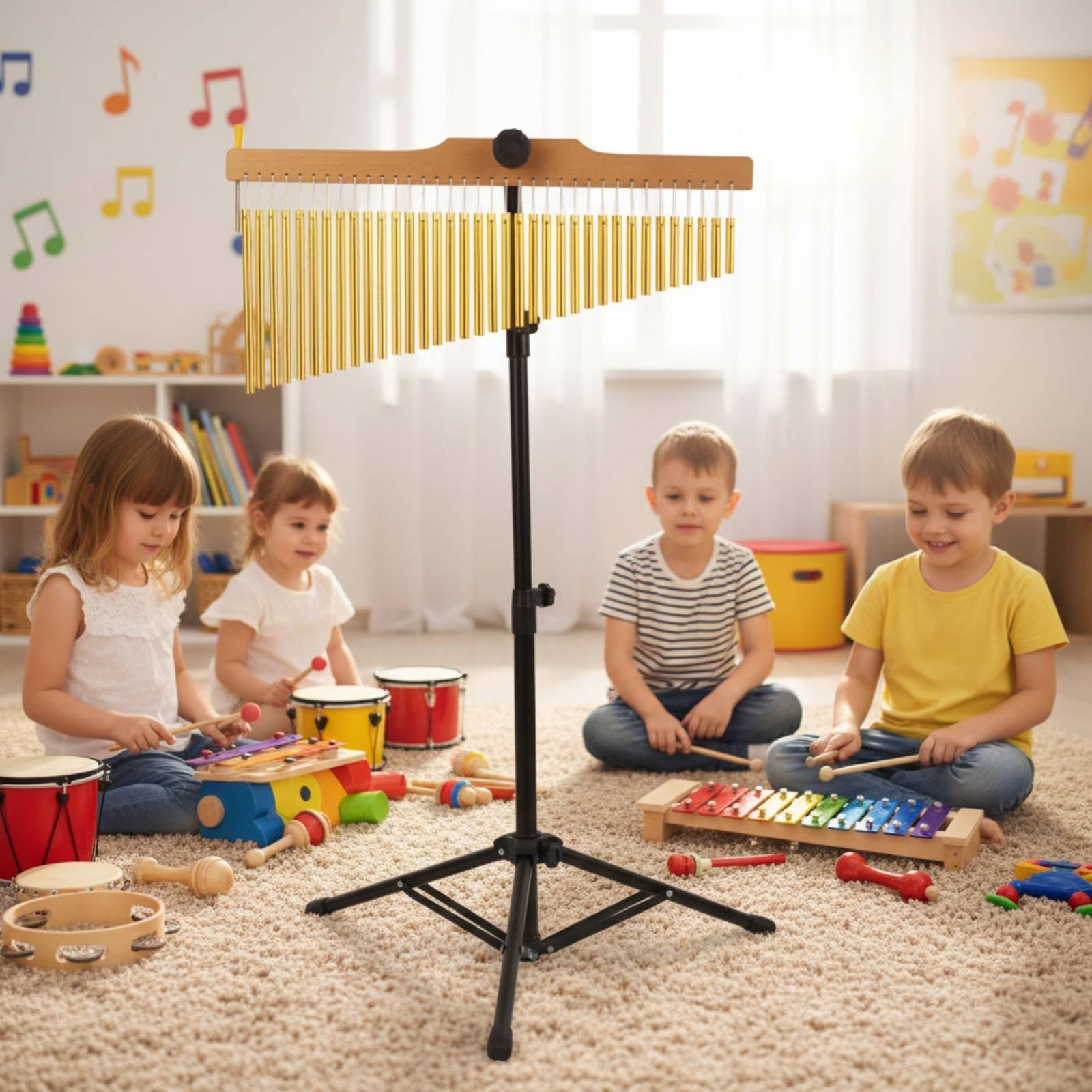 36 Tonlu Çubuk Çanları Net ve  - Musical Instrument Chimes incelemesi ve fiyatı