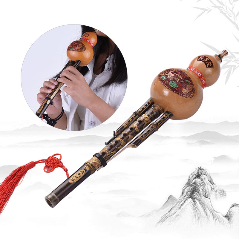 Çin el yapımı siyah bambu Hulu - Bagpipe Practice Chanter incelemesi ve fiyatı