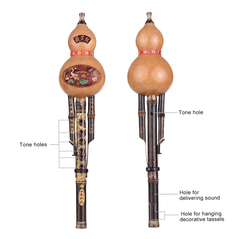 Çin el yapımı siyah bambu Hulu - Bagpipe Practice Chanter incelemesi ve fiyatı
