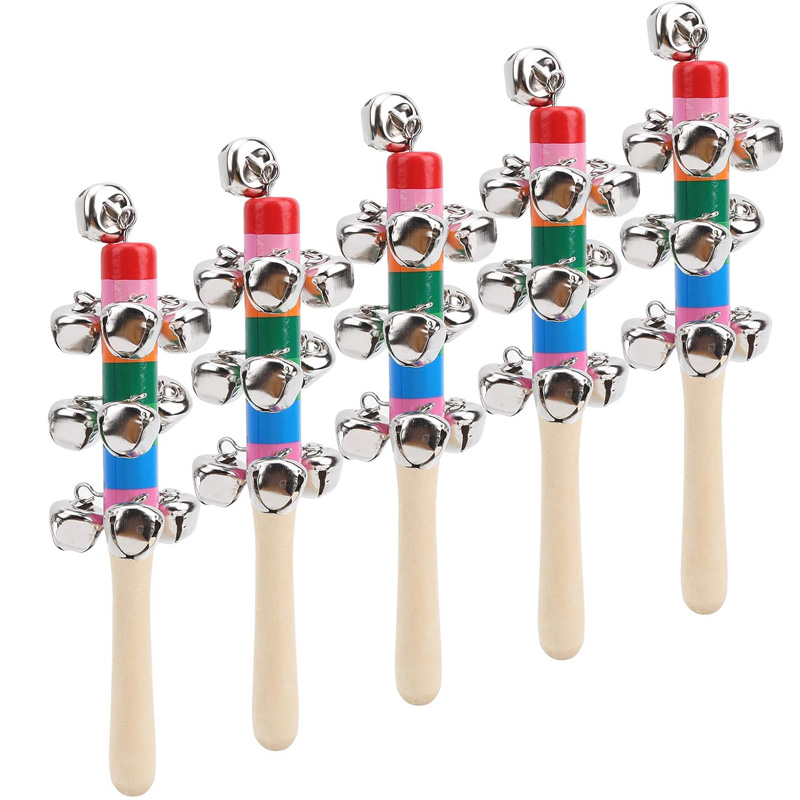 5 adet ahşap Jingle el Bells g - Musical Instrument Chimes incelemesi ve fiyatı