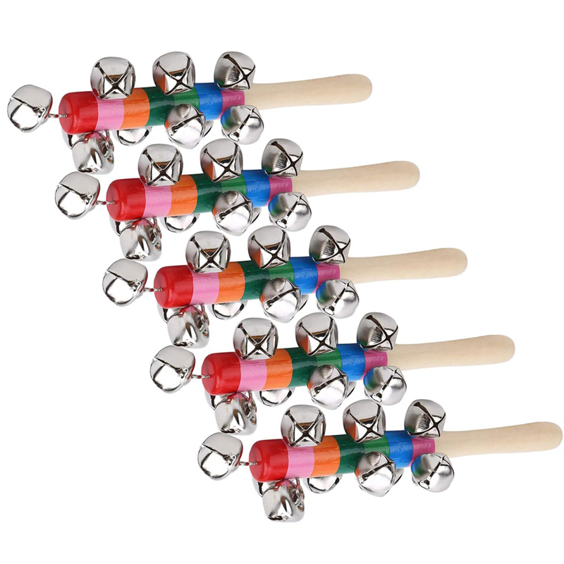 5 adet ahşap Jingle el Bells g - Musical Instrument Chimes incelemesi ve fiyatı