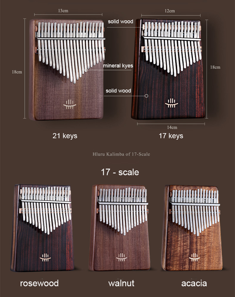 Hluru Kalimba delik 21 tuşları - Musical Instrument Dulcimer incelemesi ve fiyatı